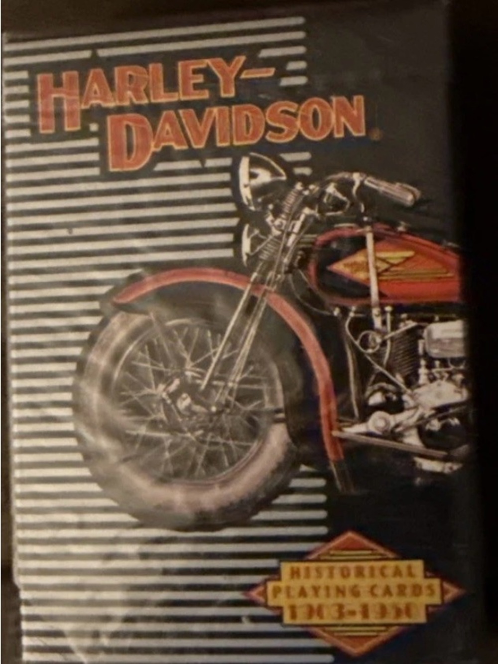 Harley Davidson Playing Cards